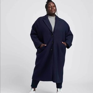 Universal Standard Willow wool cocoon coat